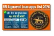 RBI Registered Loan App List Pdf 2024